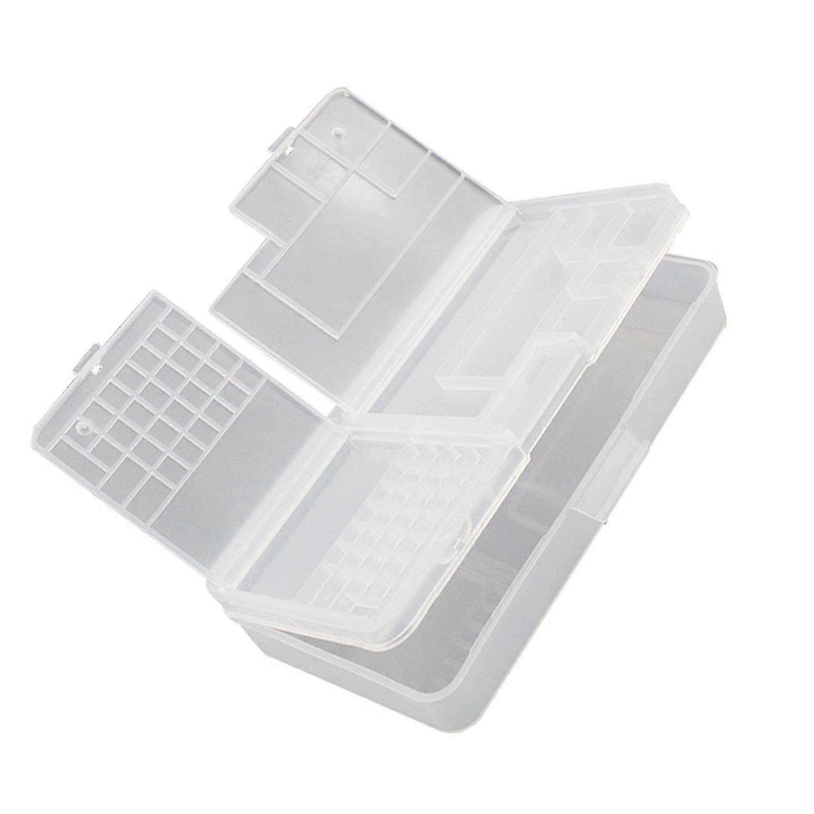 Lightweight Clear PP Double-Tier Storage Box