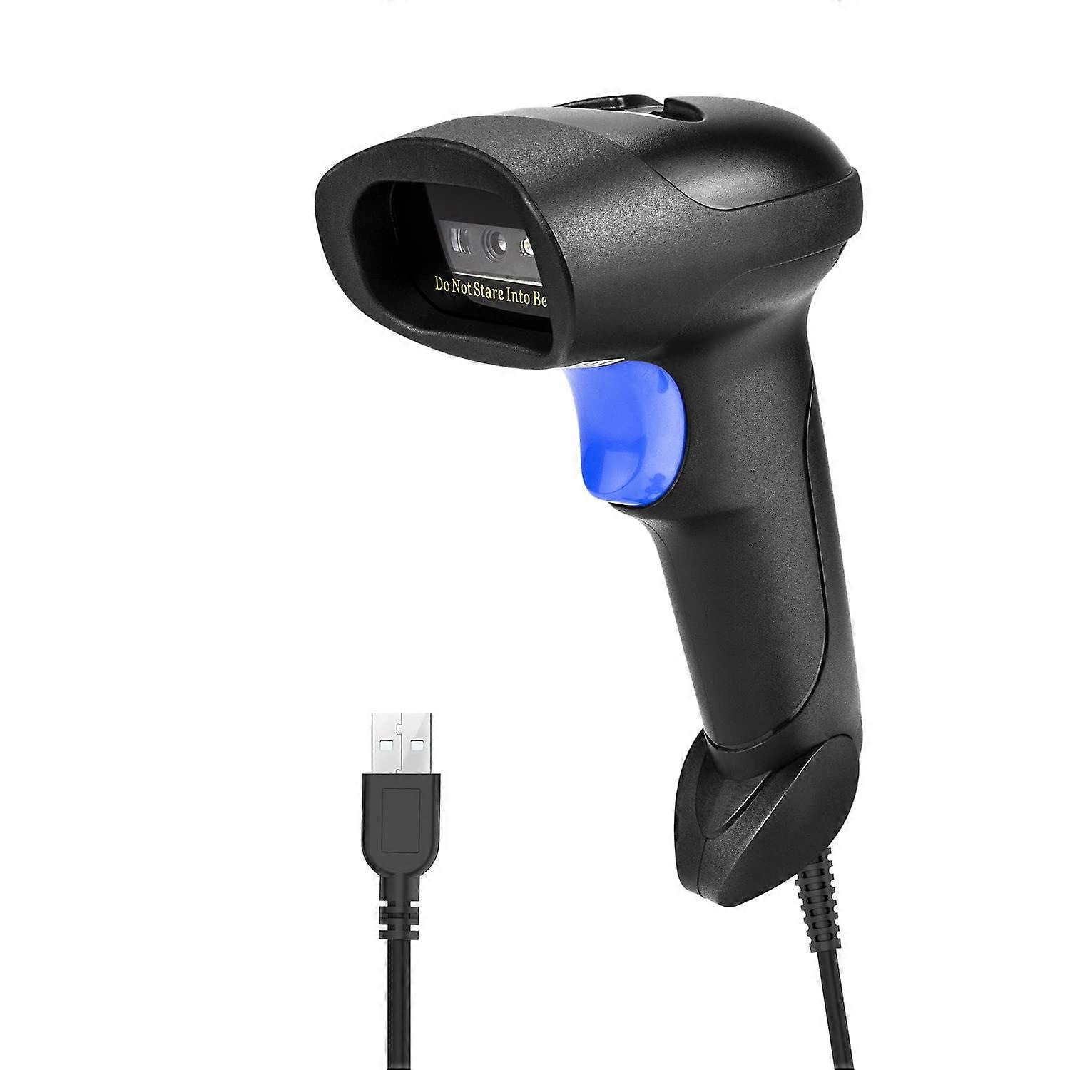 Barcode Scanner USB Bedraad - Handheld CCD 1D Scanner - 300 FPS Scansnelheid