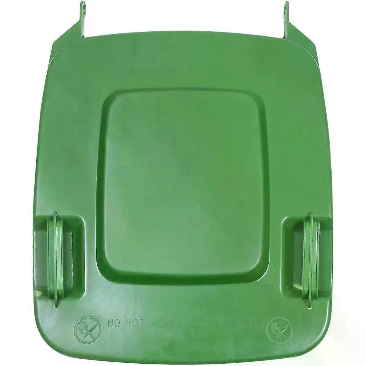 Plastic Replacement Trash Can Lid Green for 240l Large Bin