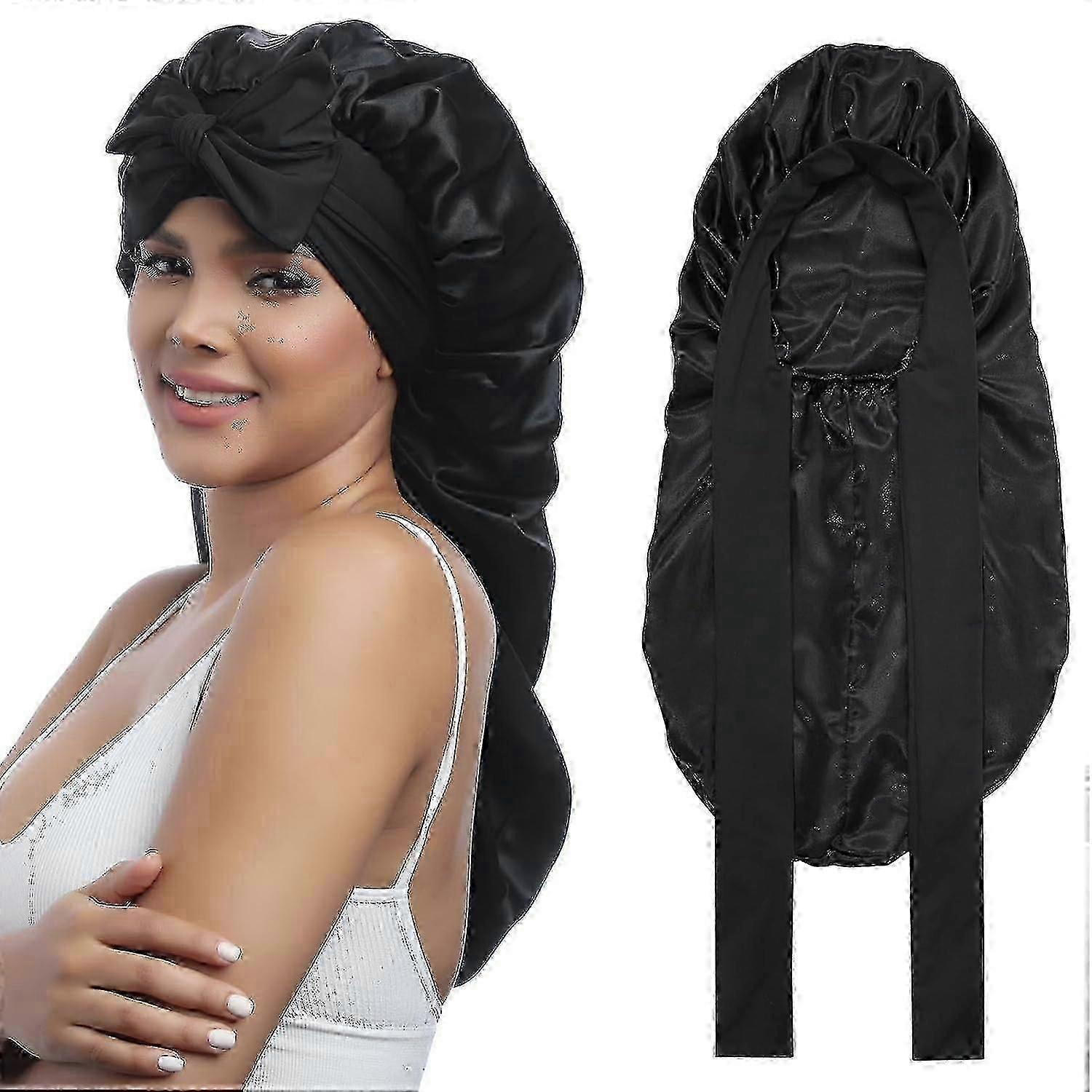 Double Layer Satin Bonnet Deep Fit