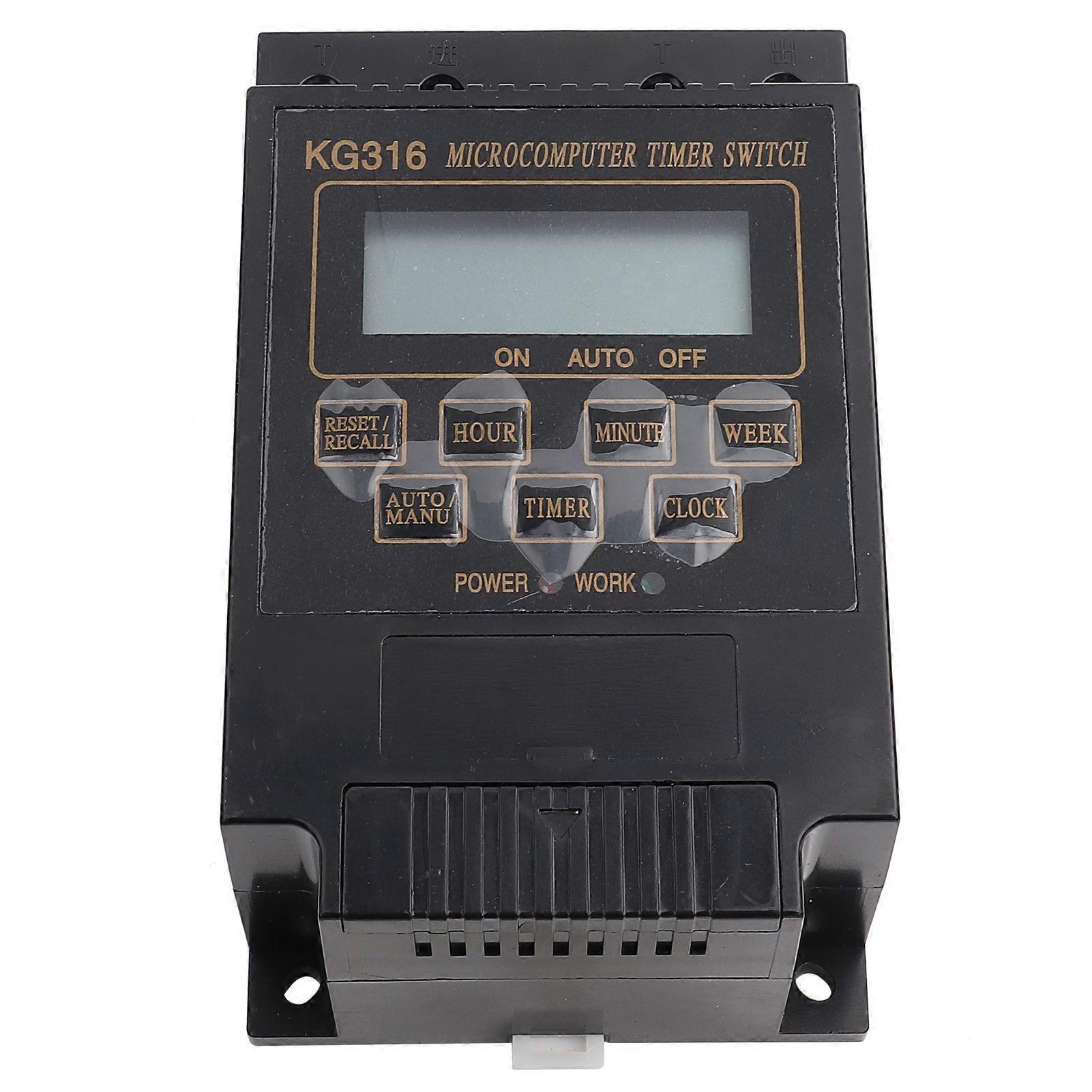 LCD Digital Microcomputer Control Power Timer Switch Time Relay (AC110V) YEMAA