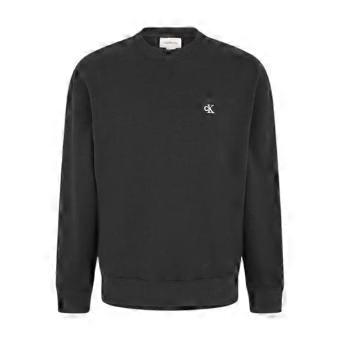 Calvin Klein Mens Monogram Ribbed Sweatshirt