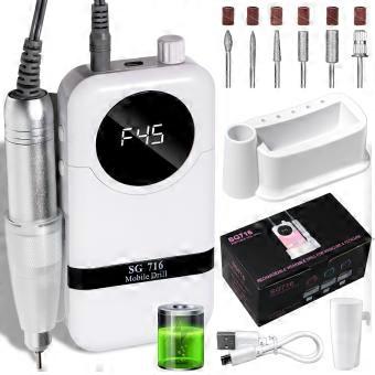 Electric Nail Drill 45000RPM, Low noise, With base