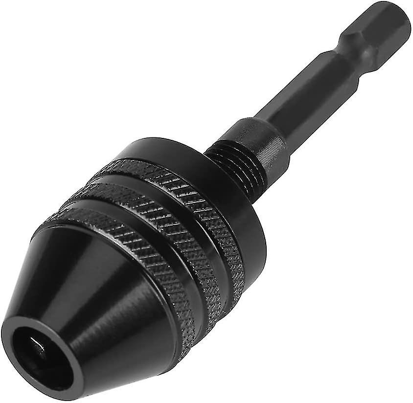 2 Pcs Self-tightening Chuck 1/4 Keyless Handle With Shank Chuck Capacity 0.3 - 8 Mm For Electric Drill Screwdriver