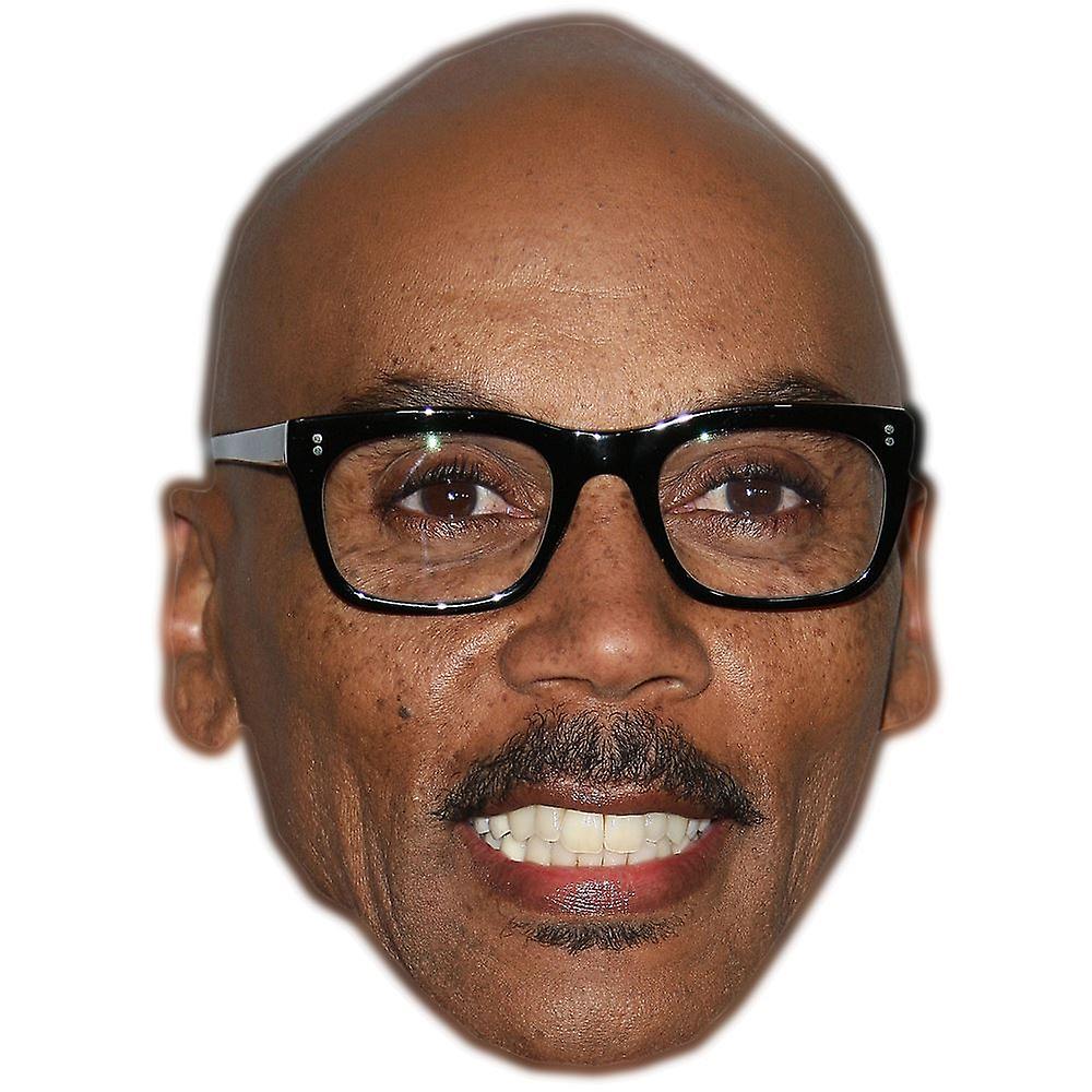 RuPaul Celebrity Mask, Flat Card Face