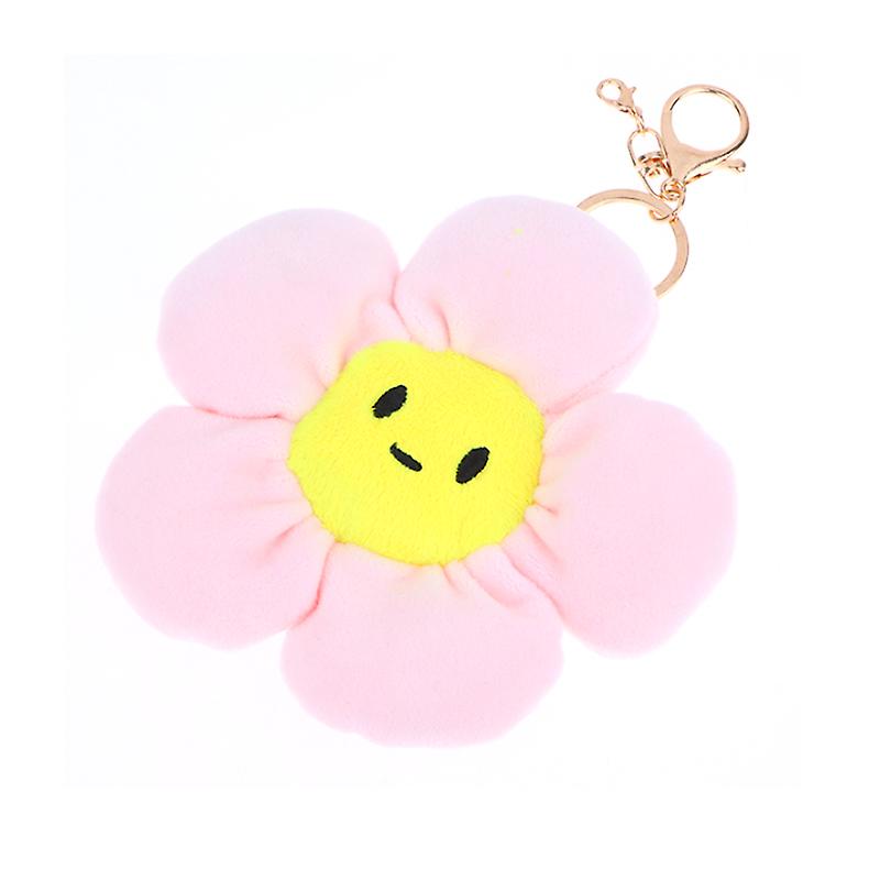 Plush Keychains Sun Flower Car Key Chain Sunflower Keychain Bag Pendant New
