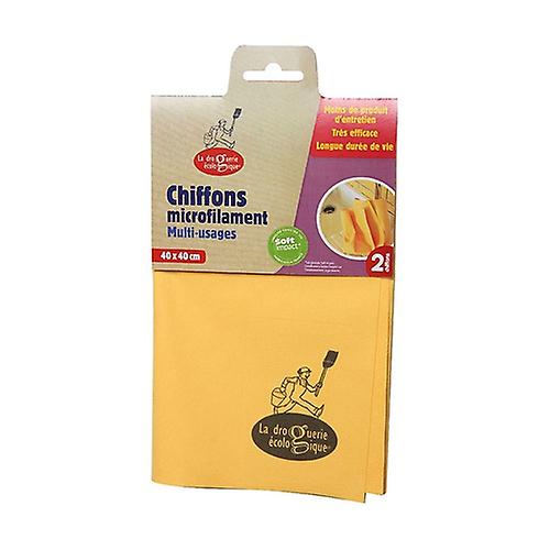Multi-purpose microfilament cloths 2 units