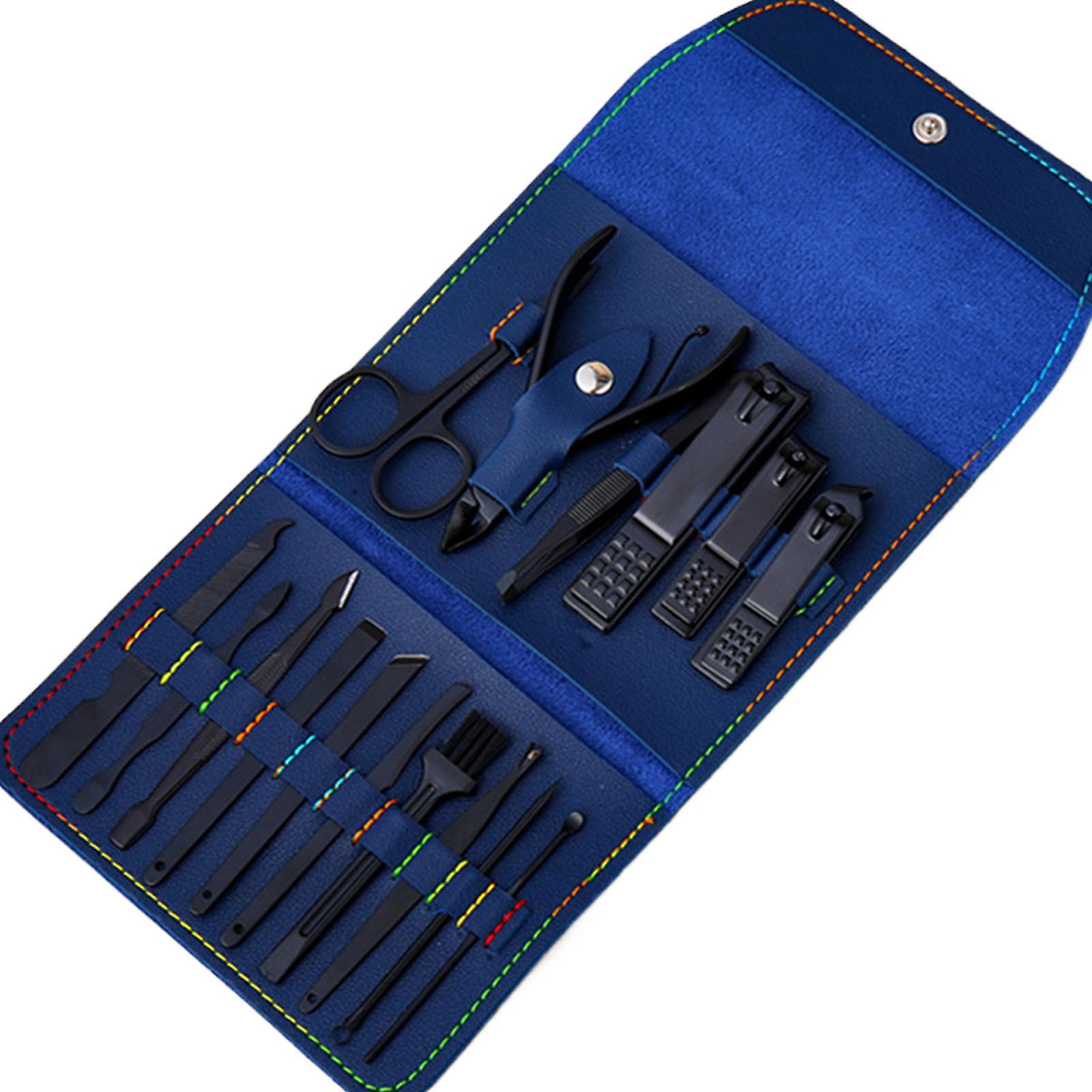Pedicure & Manicure Tool Kit Portable Nail Clippers Set com Nail File Trimmer Clipe de Aparador de Sobrancelhas