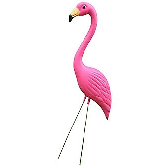Shorayn Statua Fenicottero Rosa In Metallo 91 Cm – Decorazione Da Giardino Resistente Alle Intemperie
