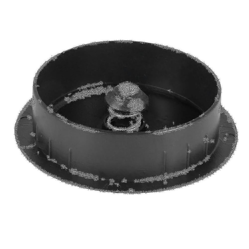 5 Pcs Black 70mm Dia Round Plastic Cable Hole Covers For Computer Desk