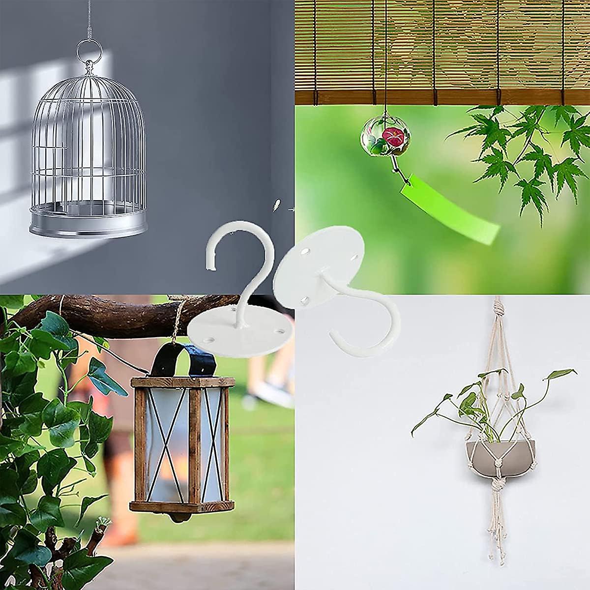 Ceiling Hooks For Hanging Plants, Heavy Duty Brackets Wall Mount Hooks