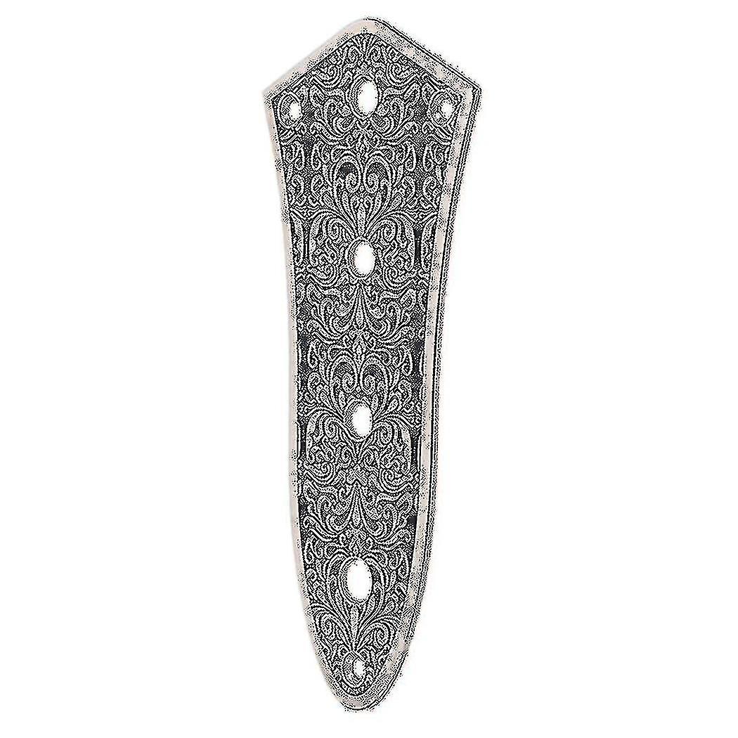 لوحة التحكم في الغيتار منحوتة سبائك الزنك 4 ثقوب لوحة التحكم في مستوى الصوت