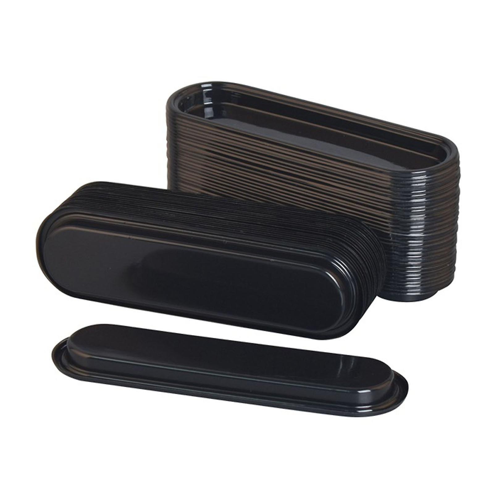 50pcs / set Mousse Cake Boards Mini Cake Bases Black Mini Cake Dessert Display