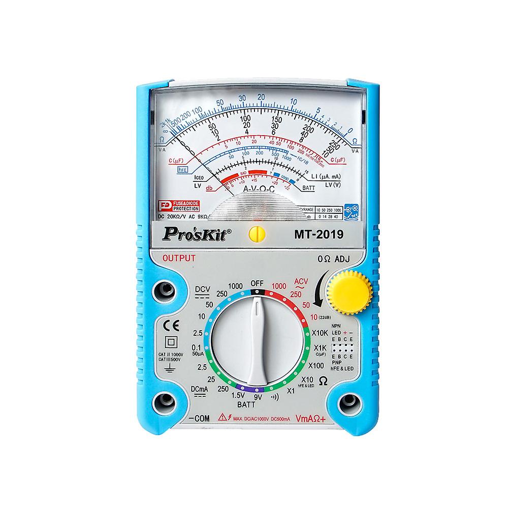 Pro'skit Ac/dc Analog Graph Pointer Multimeter Ammeter Measured Capacitance Resistance Current Voltage Protection Function Meter