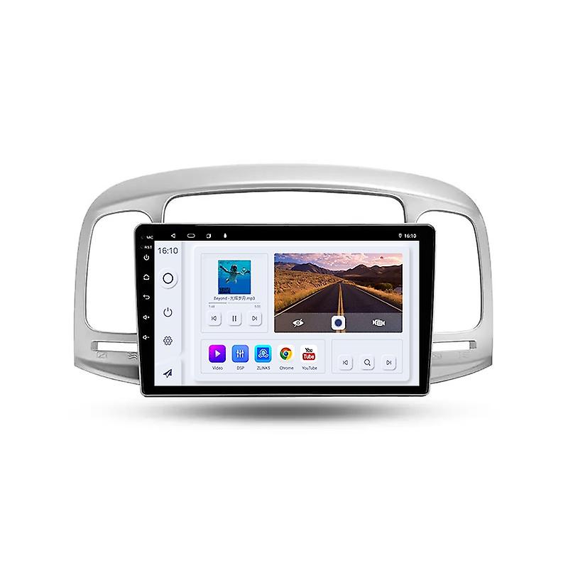 2din Android 12 Carplay Car Radio Multimidia Video Player For Hyundai Accent 3 2006 -2011 Navigation