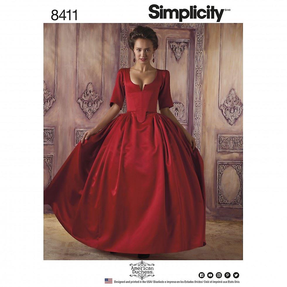 Simplicity Papier Schnittmuster 8411