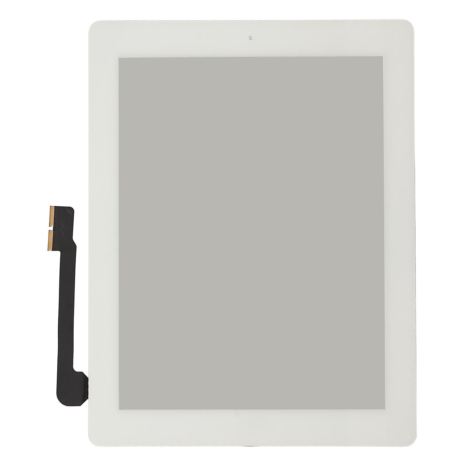 White Tempered Glass Touch Screen Panel for iOS Tablet 3/4 - Easy DIY Installation