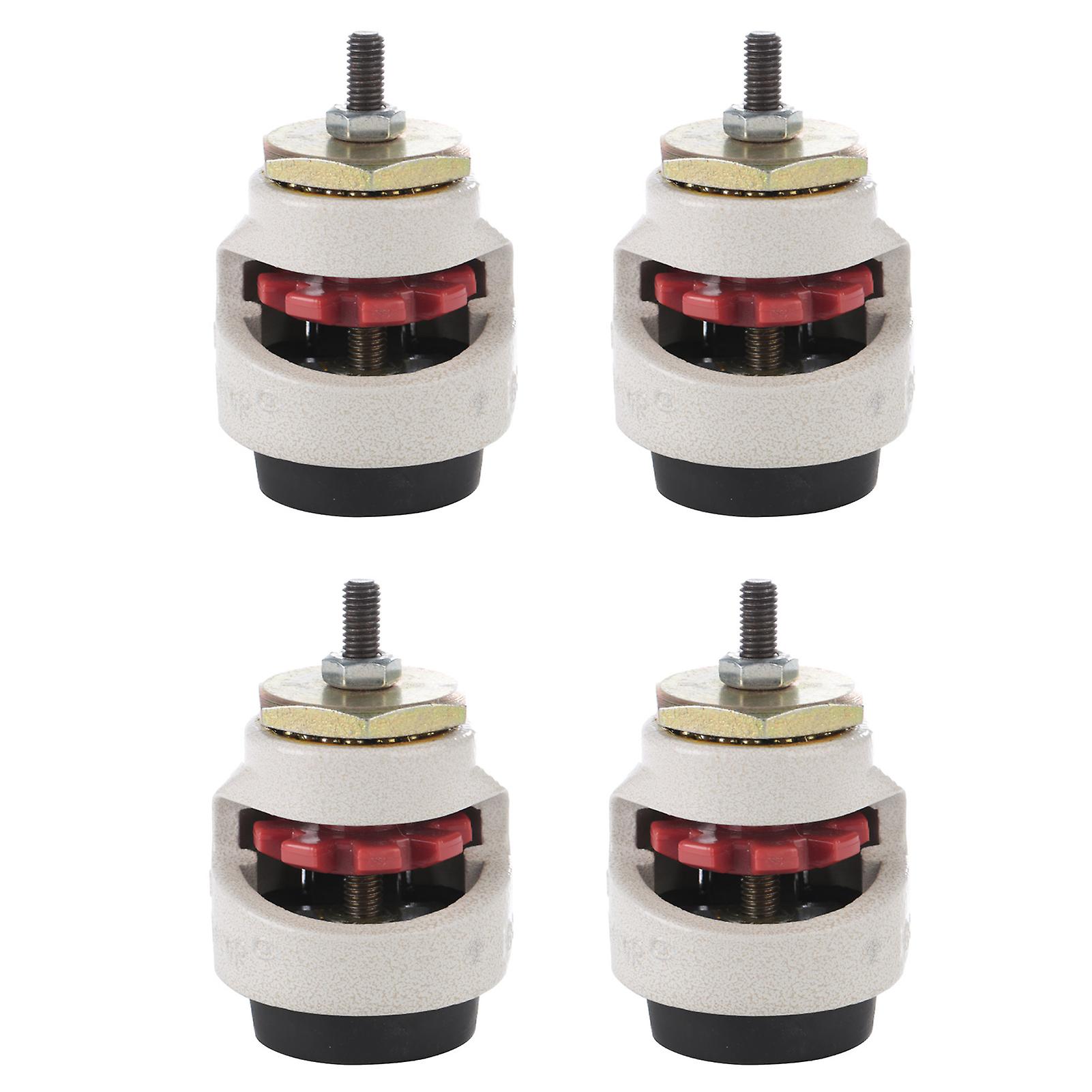4pcs Heavy Duty Level Adjustment Caster Threaded Stem Industrial Roller Wheel