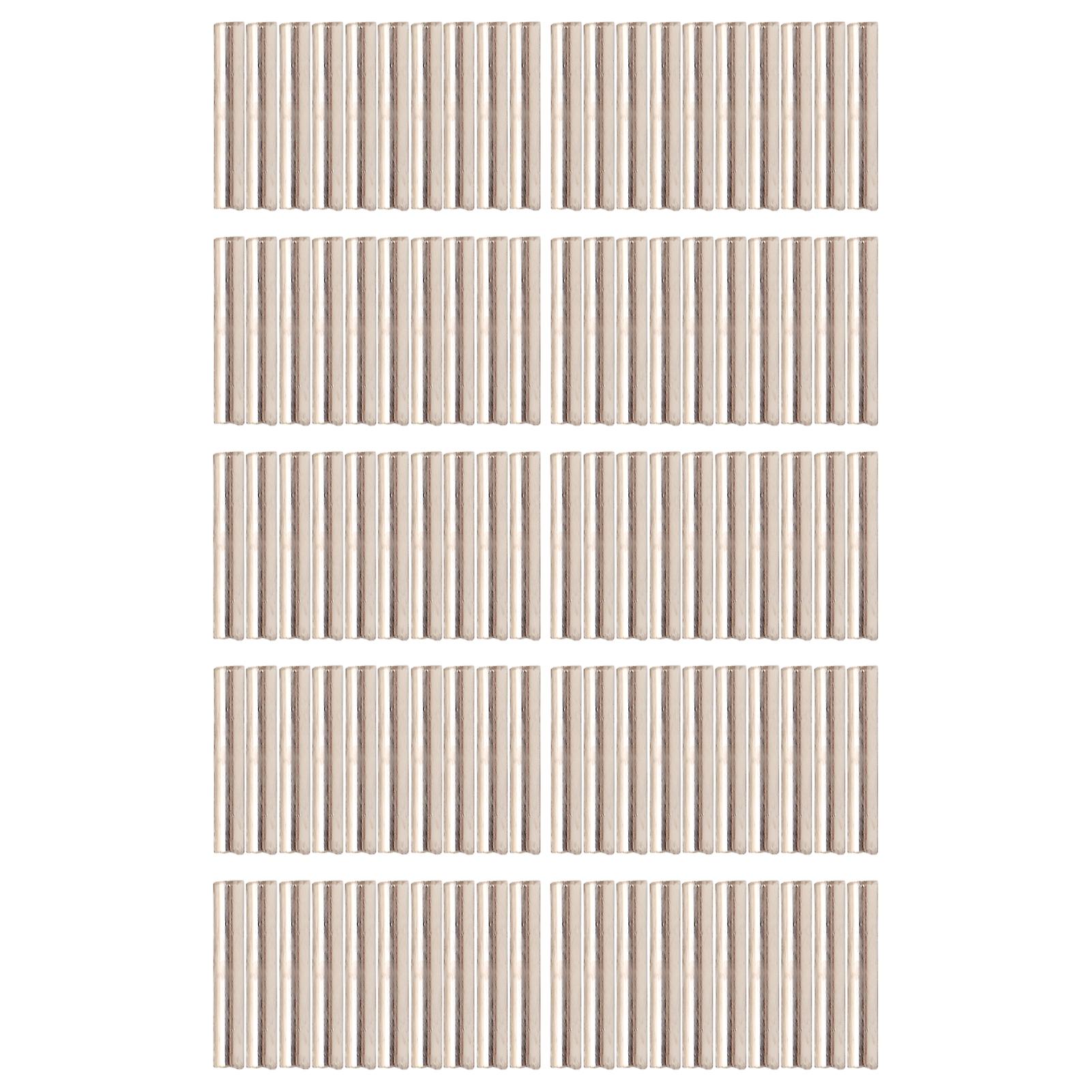 100 Pcs Single Barrel Crimp Sleeves Kit Corrosion Resistant Good Fixation Stainless Steel Barrel Crimp Sleeves Copper Tube for Fishing 2.8