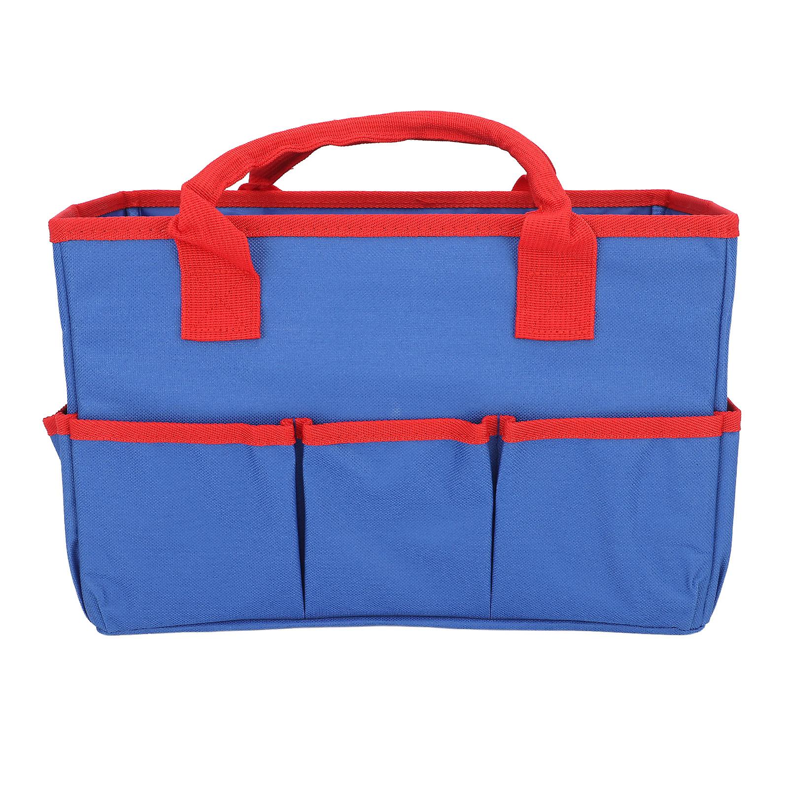 Multi-Pocket Foldable Teacher Organizer with Handles for Spacious Storage