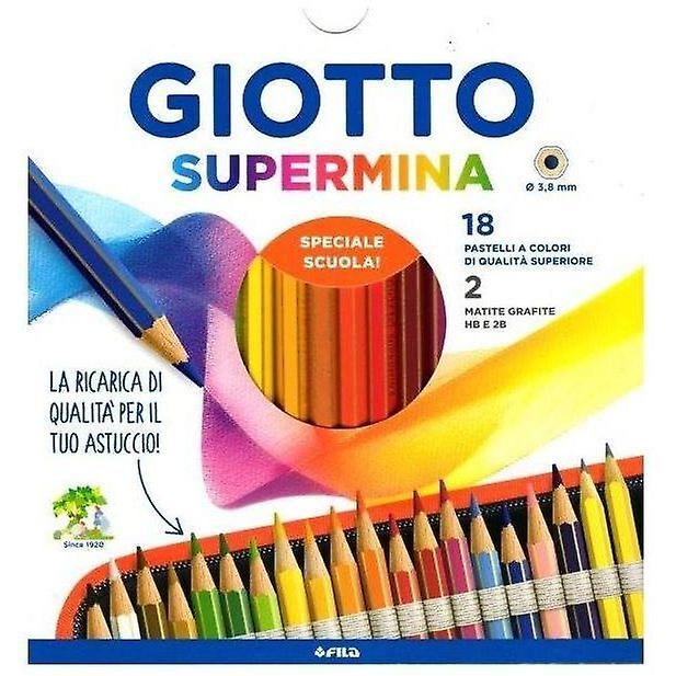 Colored Pastels Giotto Supermina - Pack 18