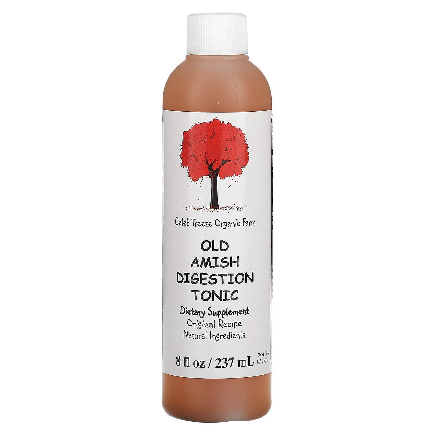 Caleb Treeze Organic Farm, Old Amish Digestion Tonic, 8 fl oz (237 ml)