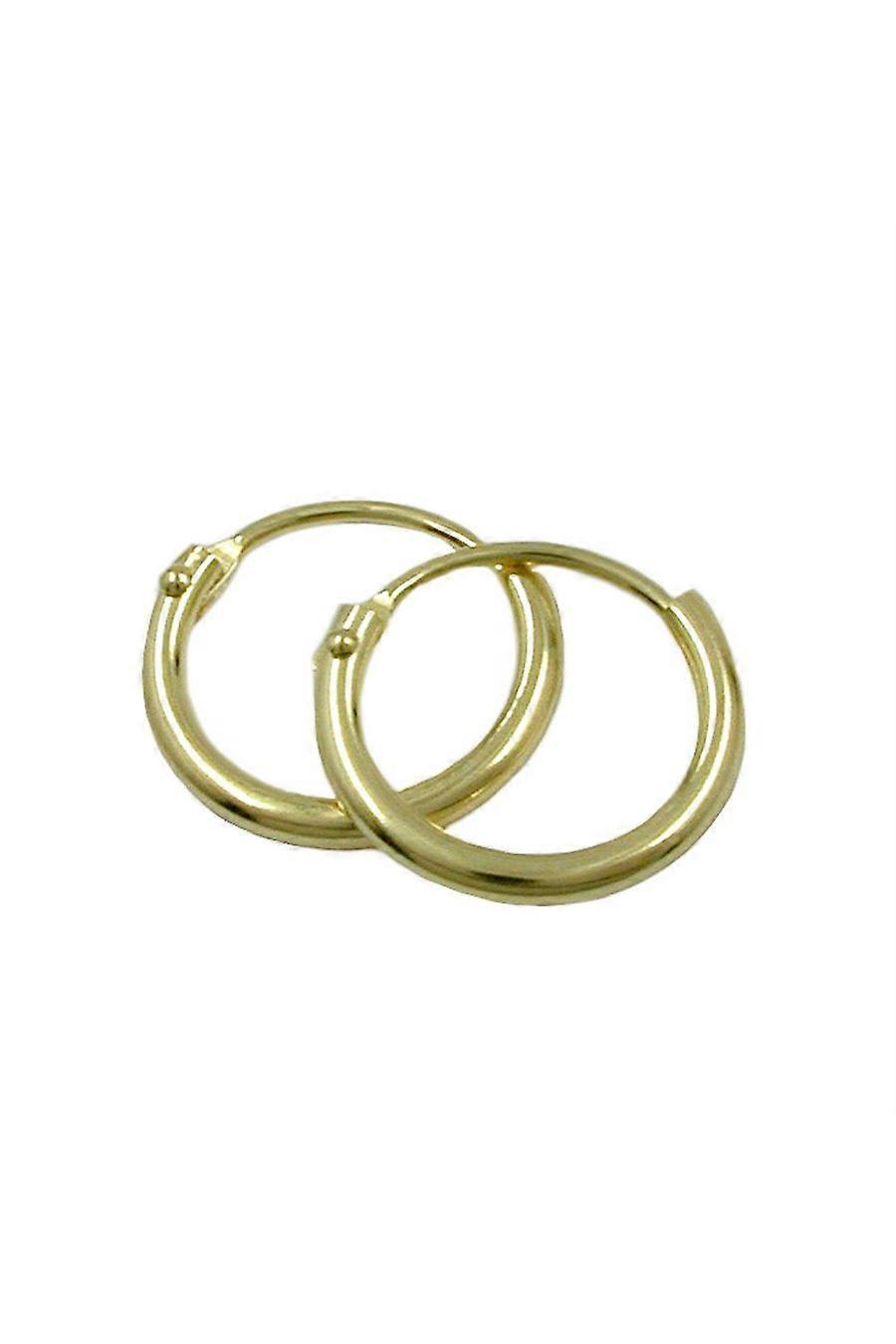 Hoop Earrings 12mm 9k Gold - Gl430015