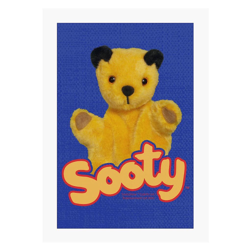 Sooty With Classic Logo A4 Print