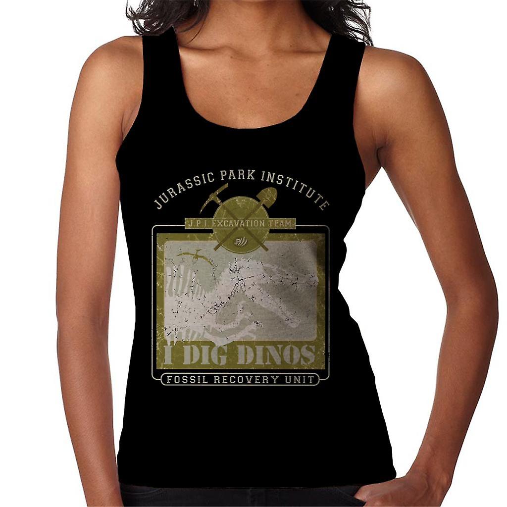 Jurassic Park Institute I Dig Dinos Fossil Recovery Unit Women's Vest
