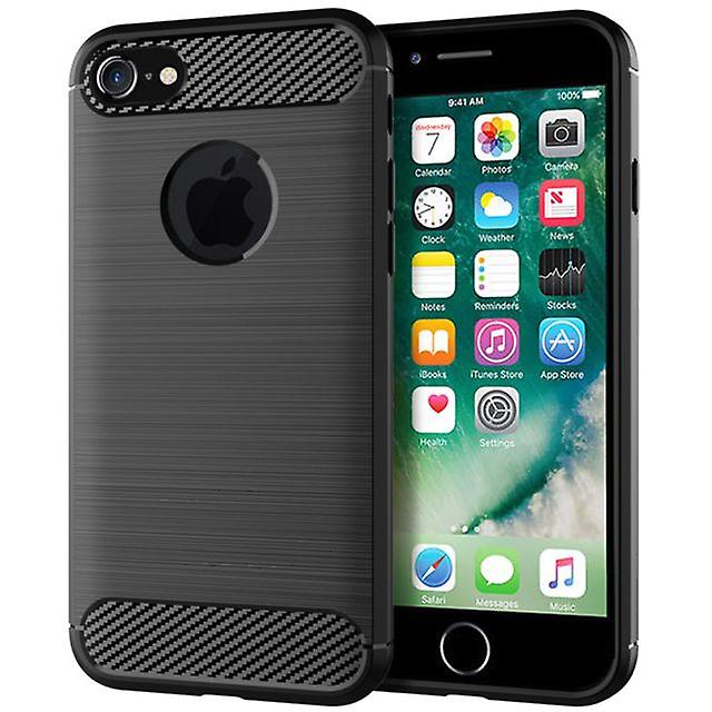 Apple iPhone 8 Shockproof TPU Case Cover - Black