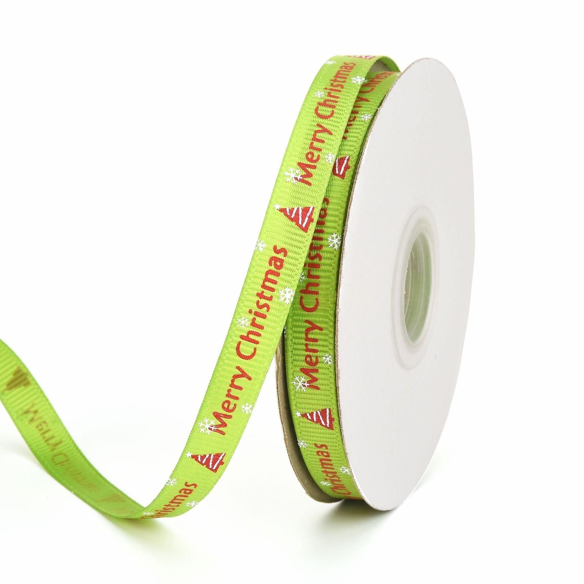 Christmas Packing Materials 3 Rolls Packaging Tape Bowknot Horizontal Fabric Belt