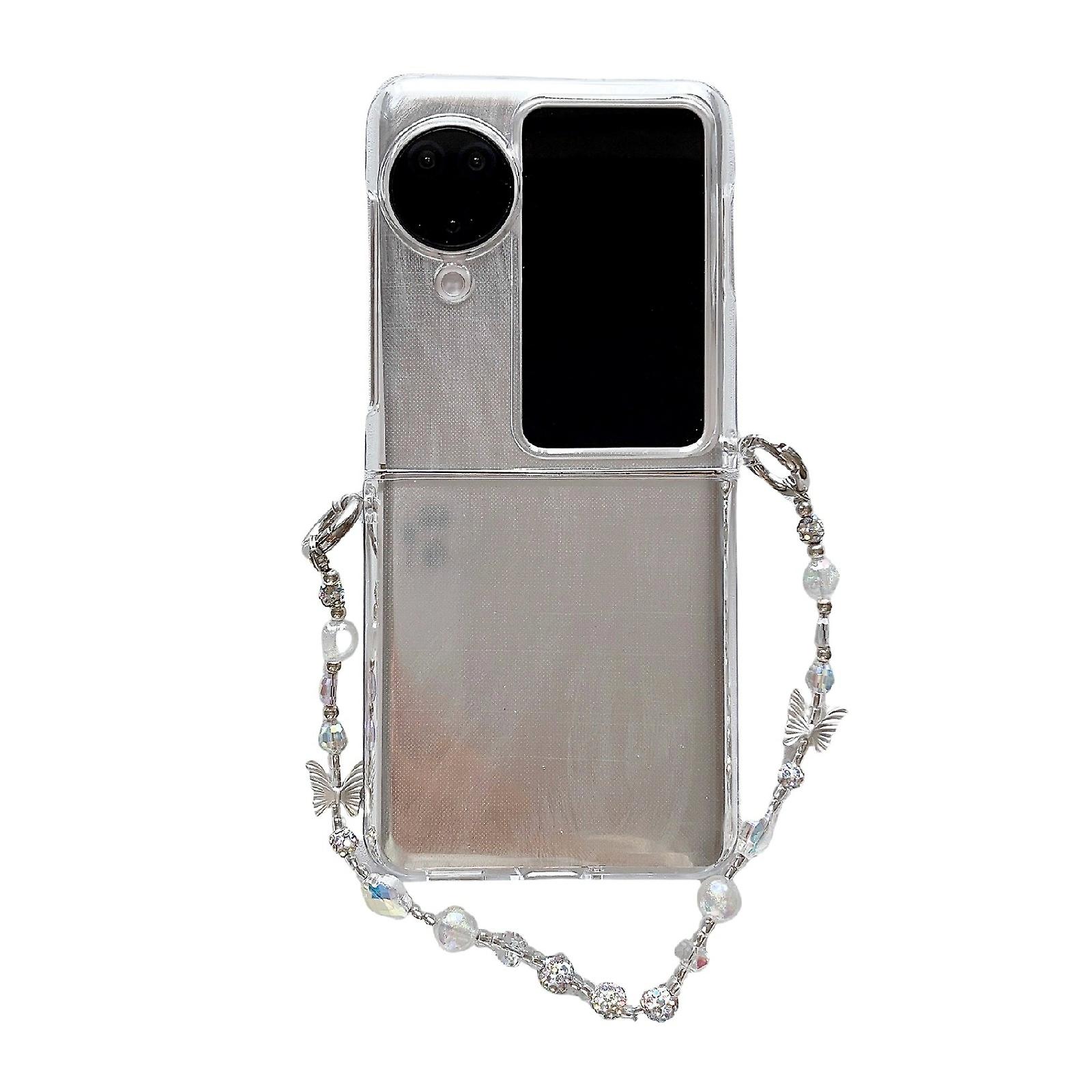 3D Butterfly Pattern PC Case For OPPO Find N3 Flip