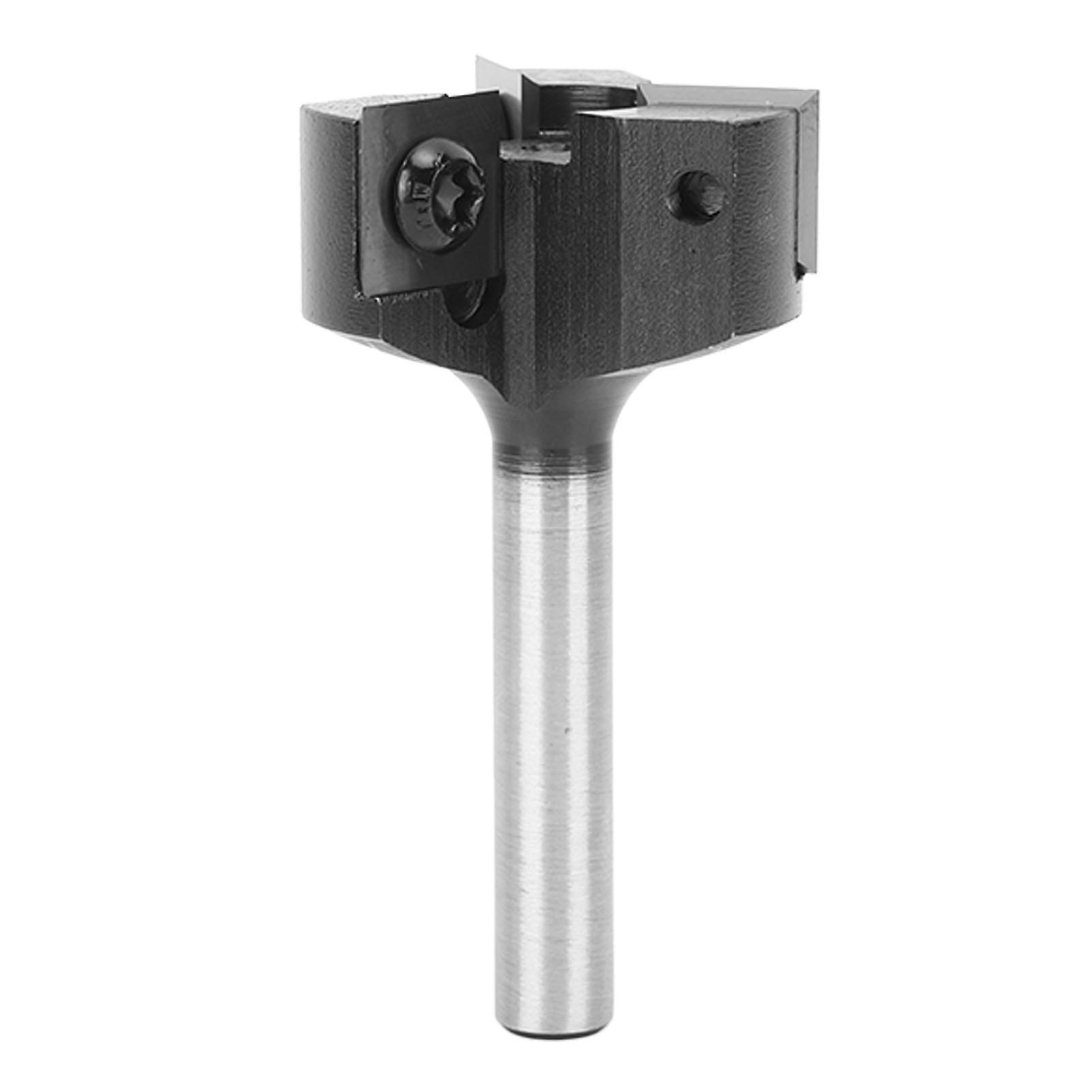 8mm Shank Insert Style Spoilboard Bit 1.25in Cutting Diameter