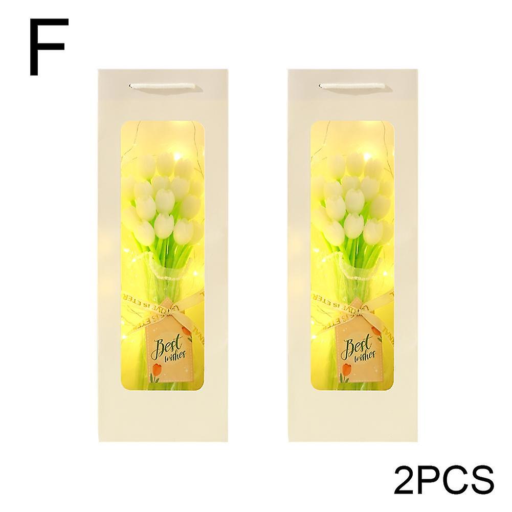 هدية يوم المعلم ، زهور جميلة من السيليكون ، باقات محاكاة ، أقلام محايدة