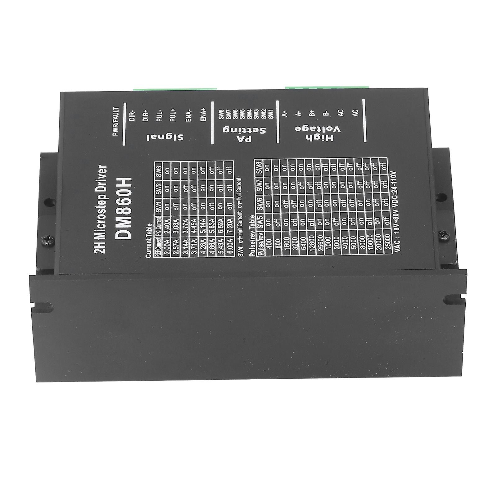 Step Motor Driver PWM Controller 2 Phase Adjustable with Shell DM860H for 57 86 Stepper
