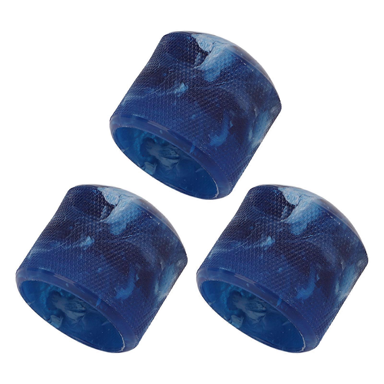 3Pcs Electric Guitar Knob String Potentiometer Controller Instrument Accessory Set Kit Blue 