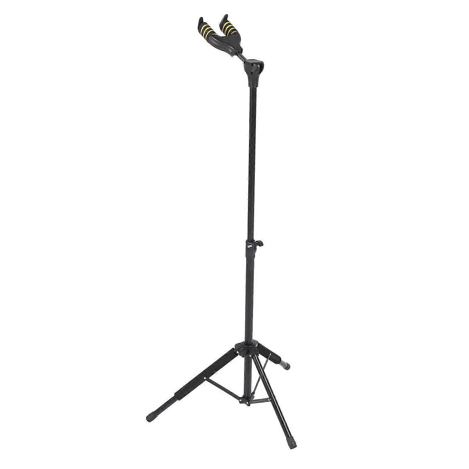 Gitarrstativ för gravitation, självlåsande, stark lastbärande, hög stabilitet, gitarr, bas, ukulele, golvstöd