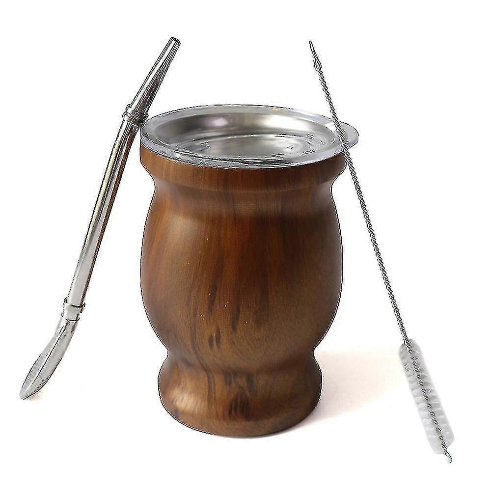 thirei Tazze Mate, Con Cannuccia e Scovolino, Yerba