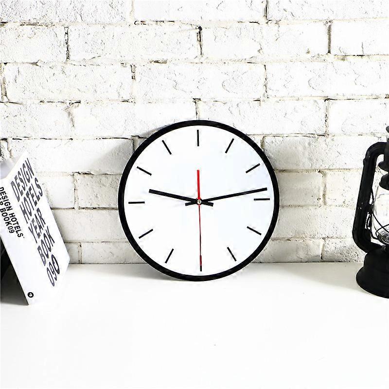 Modern wall clock, black, 30 cm