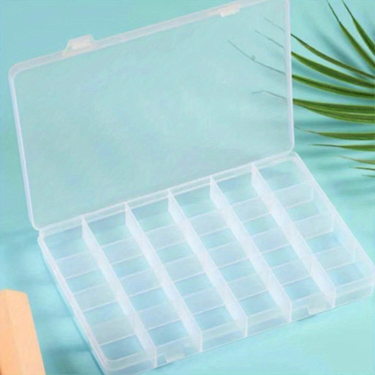 Supreme Clear Jewelry Organizer Box - 24-Compartment Adjustable Storage for Effortless Sorting of Necklaces, Earrings, Rings & Beads - Durable & Custo