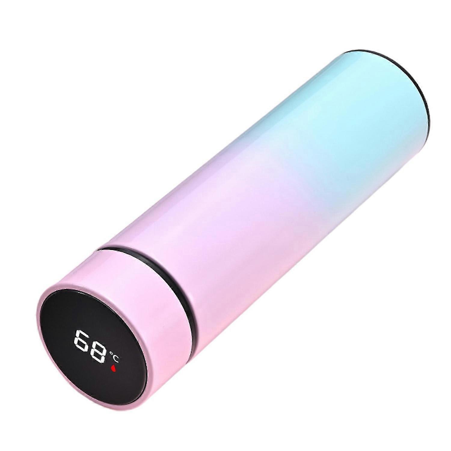 500ML Vacuum Flask LED Temperature Display Keep Warm/Cold Gradient Smart Insulated Water Bottle for