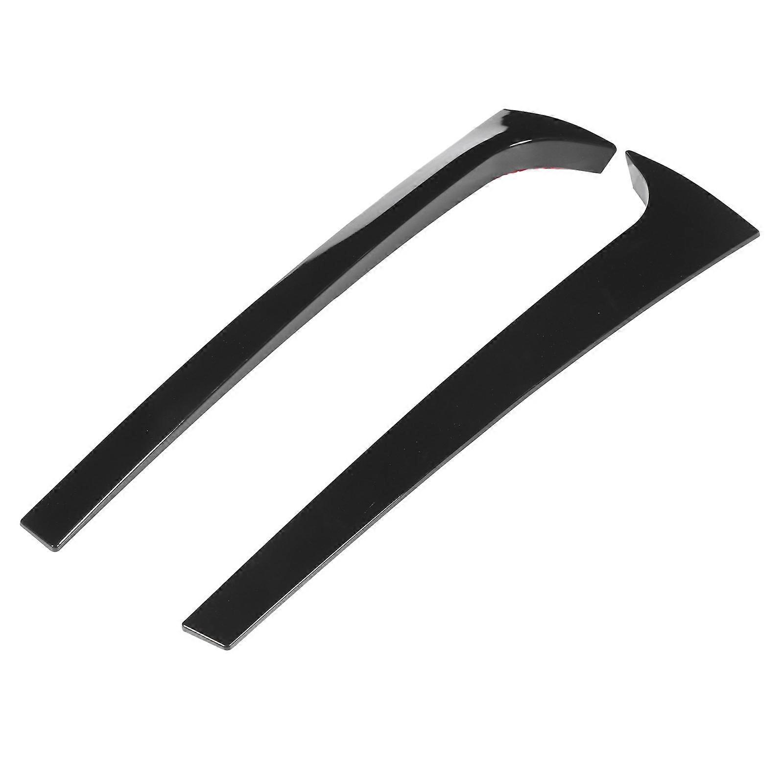 2PCS后窗侧饰光黑色ABS替换品适用于2014年款和2019年的Octavia Estate