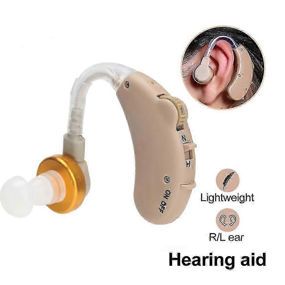 Deaf Elderly Hearing Aid Ear Hook Sound Amplifier Voice Enhancer Device
