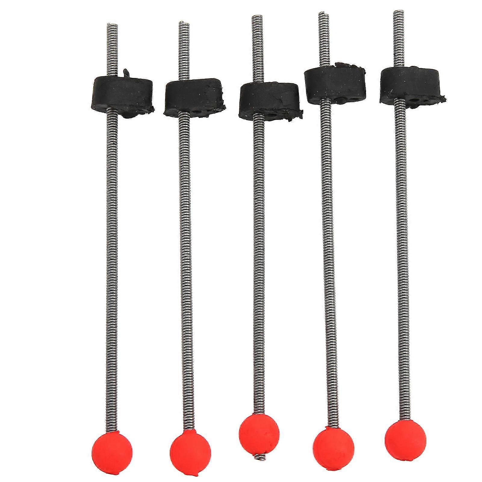 Mini Portable Ice Fishing Rod with 5PCS Red Ball Spring Tips