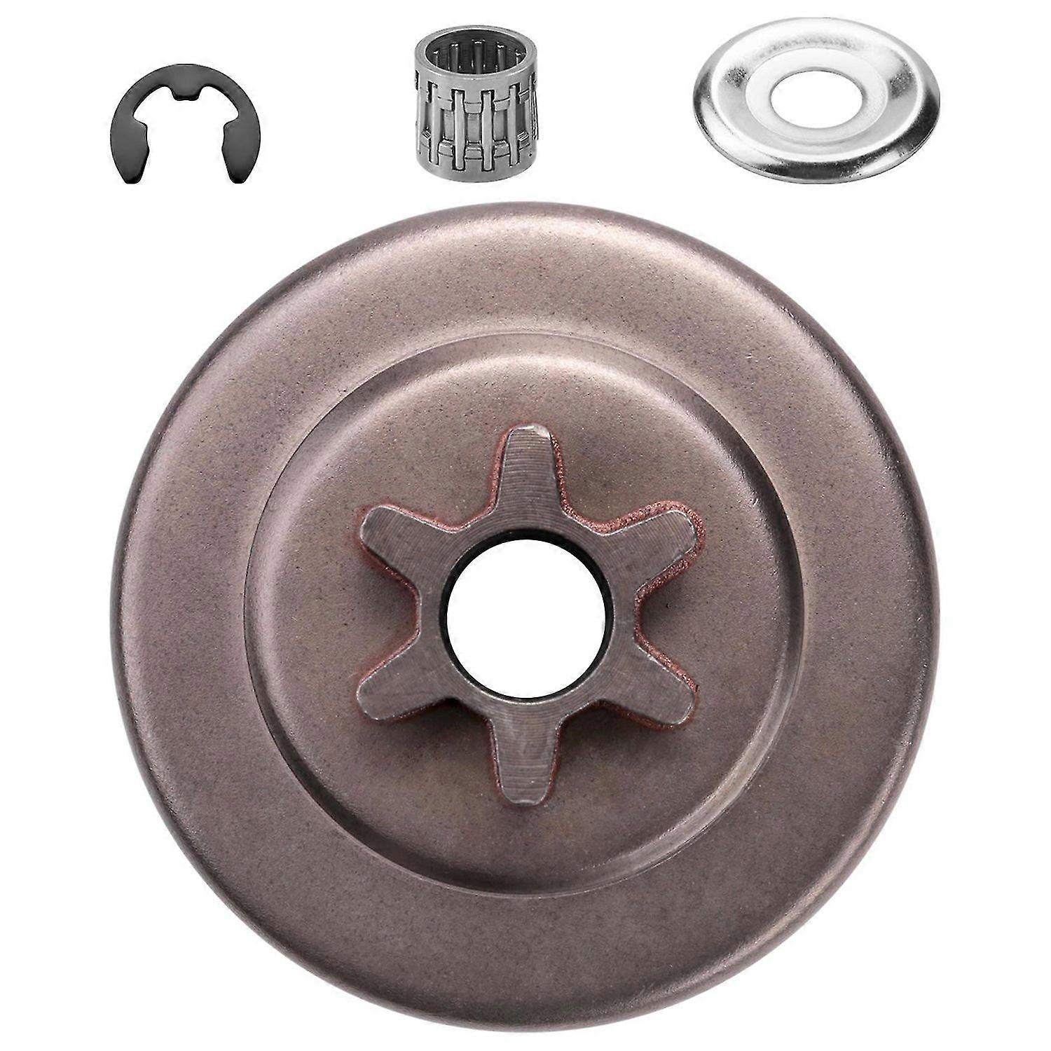 3/8 6t Clutch Drum Sprocket Washer E-clip Kit For Chainsaw 017 018 021 023 025 Ms170 Ms180 Ms210 Ms