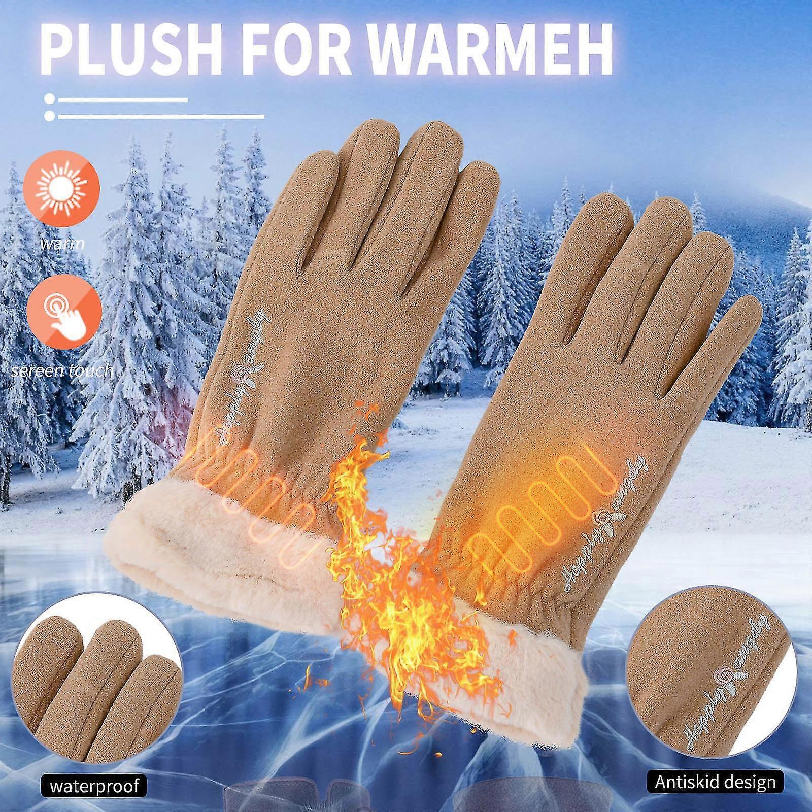 Climbing Gloves Ski Gloves Cold Waterproof Non-slip Warm Non-slip Fashionable And G21