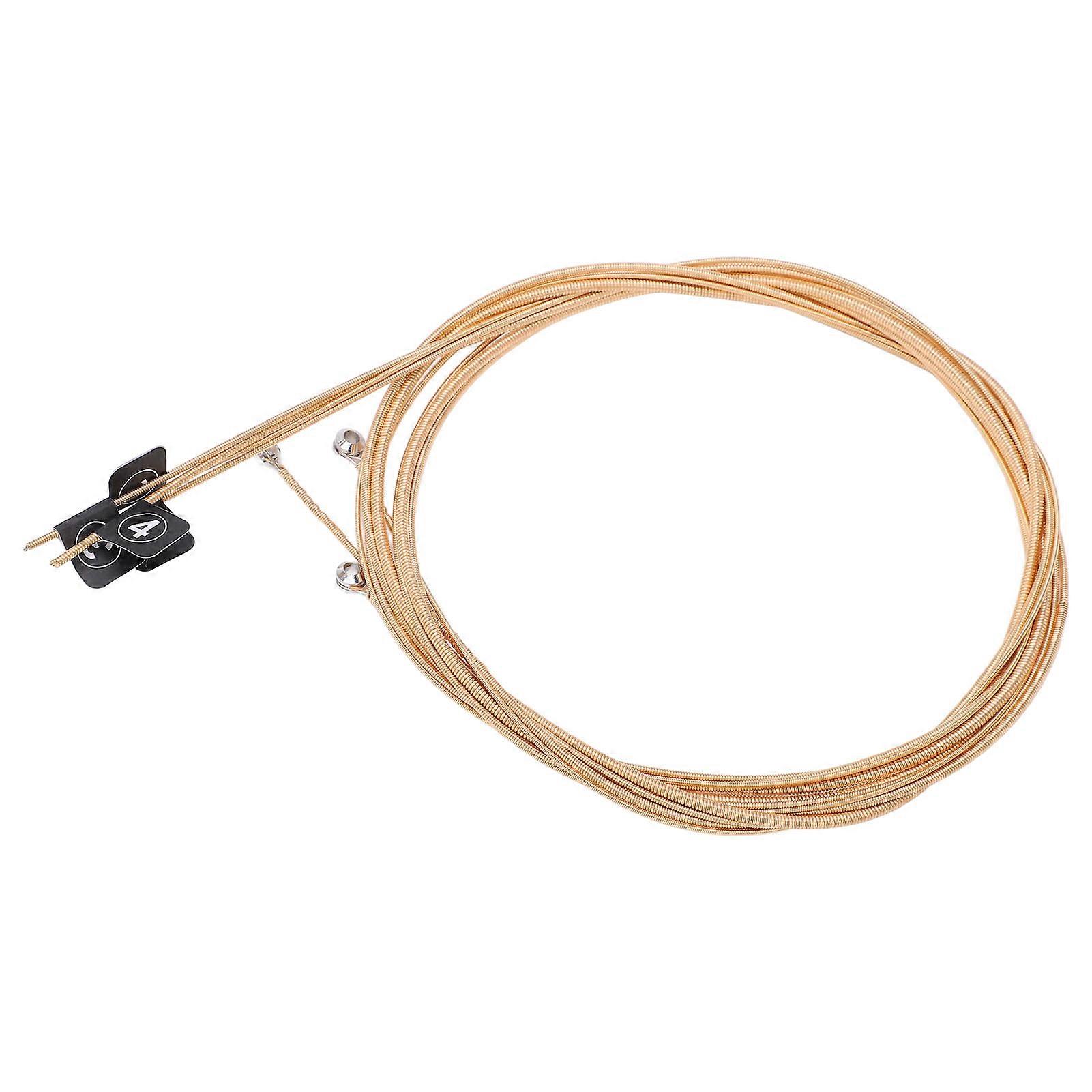 4Pcs Bass String Metal G D A E 4 Notes Instrument Accessory Set Kit for Replacement