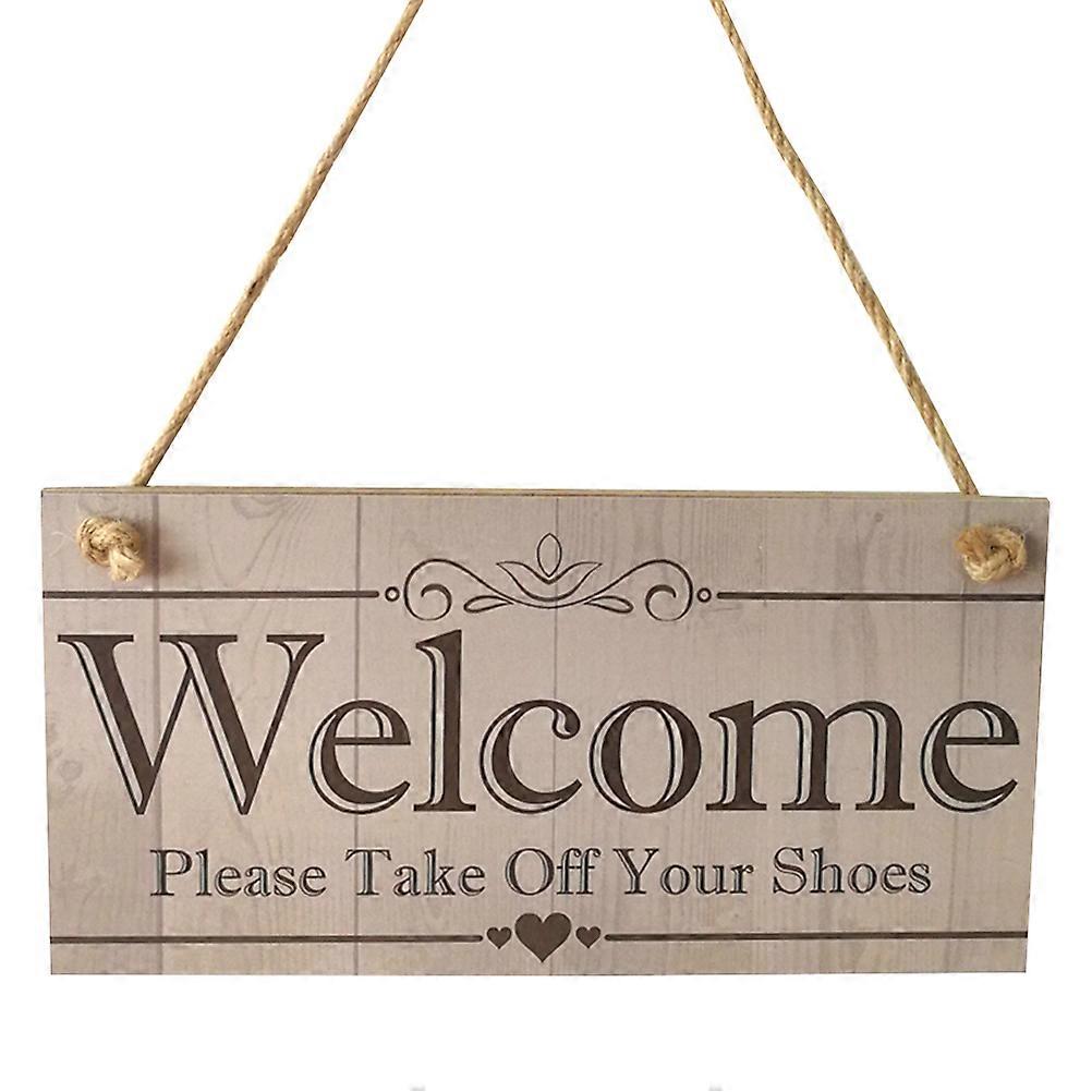 木製のウェルカムサインプラーク家の寝室のドアのための装飾的な吊り下げ看板