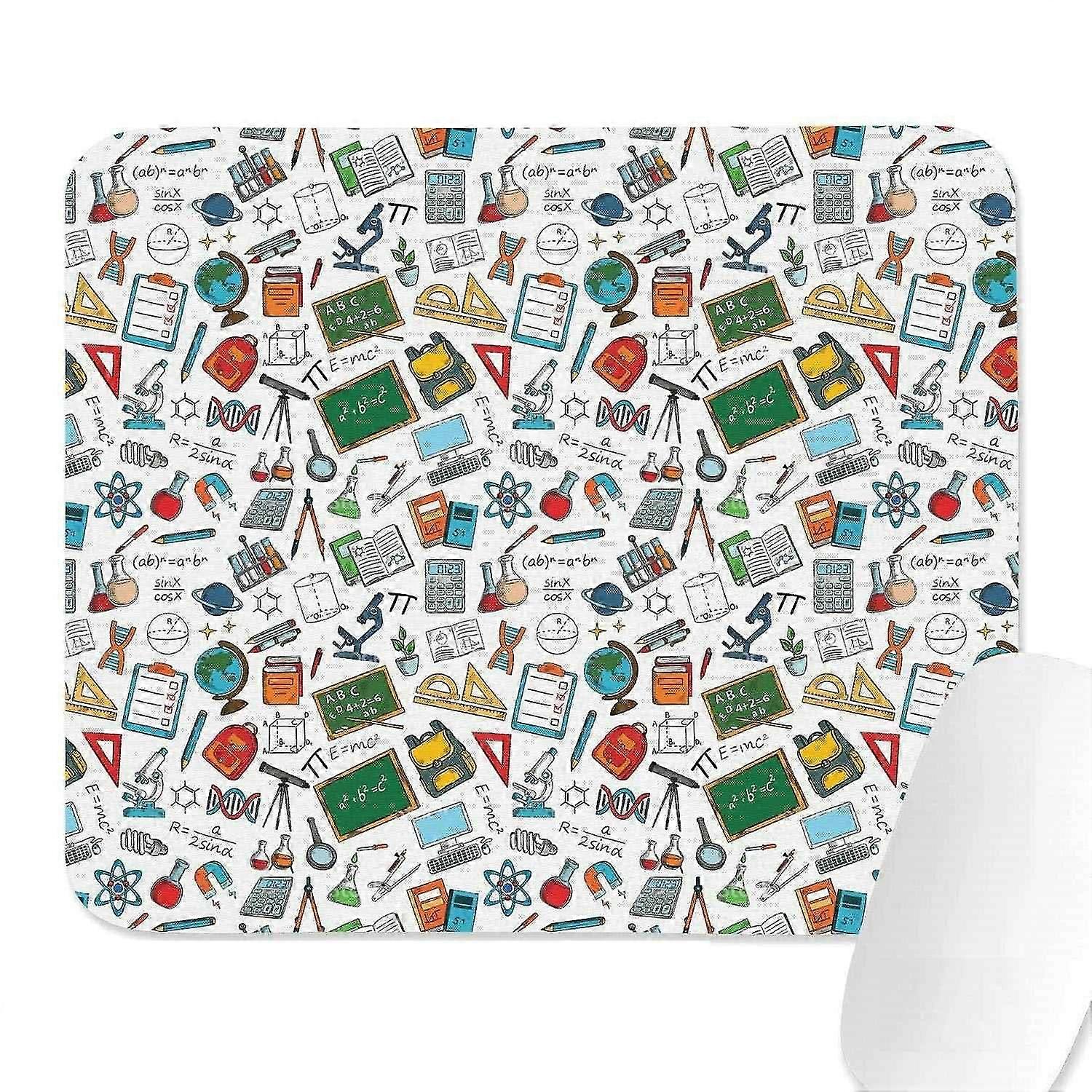 math equations physics geometry white trendy pads gaming unisex