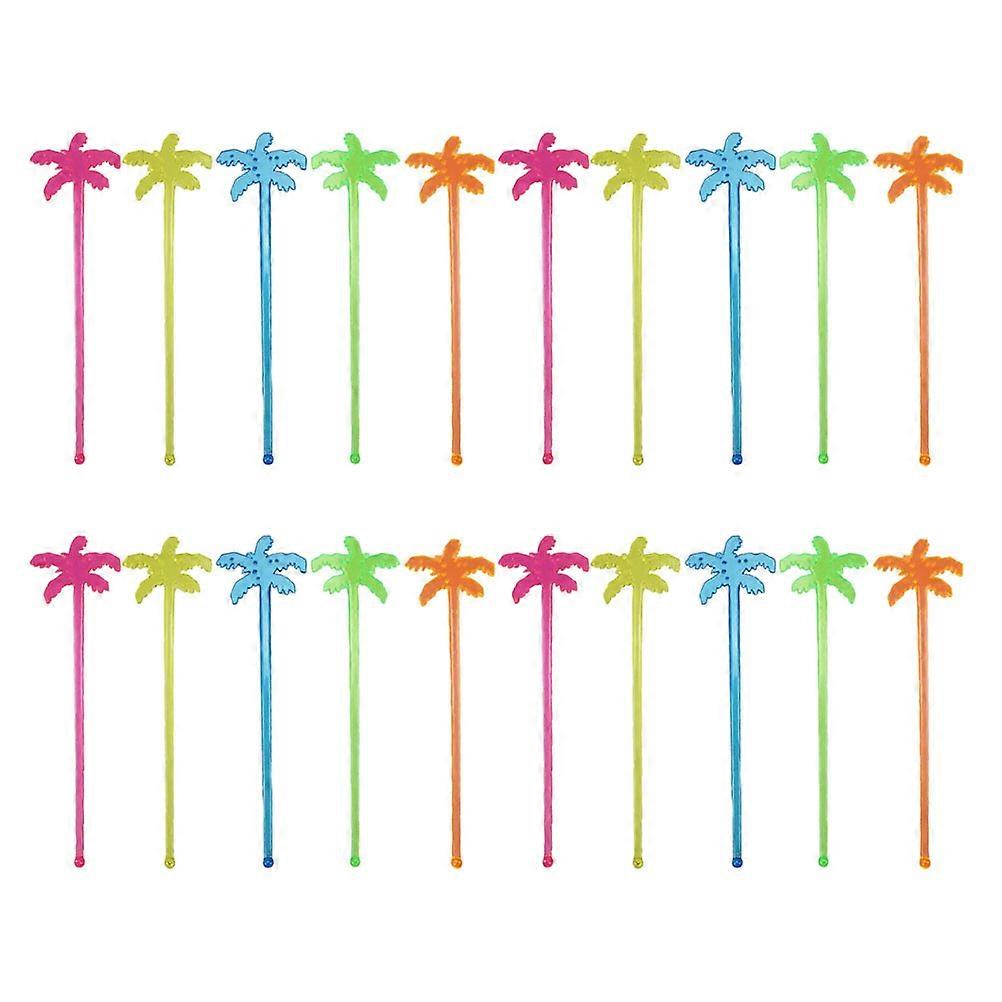 150Pcs Creative Plastic Mixed Wine Stirrers Useful Fruit Juice Wine Cup Mixers